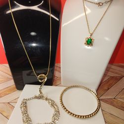 1708, LOT VINTAGE SET, NECKLACES AND BRACELET, BEAUTIFUL VINTAGE PIECES
