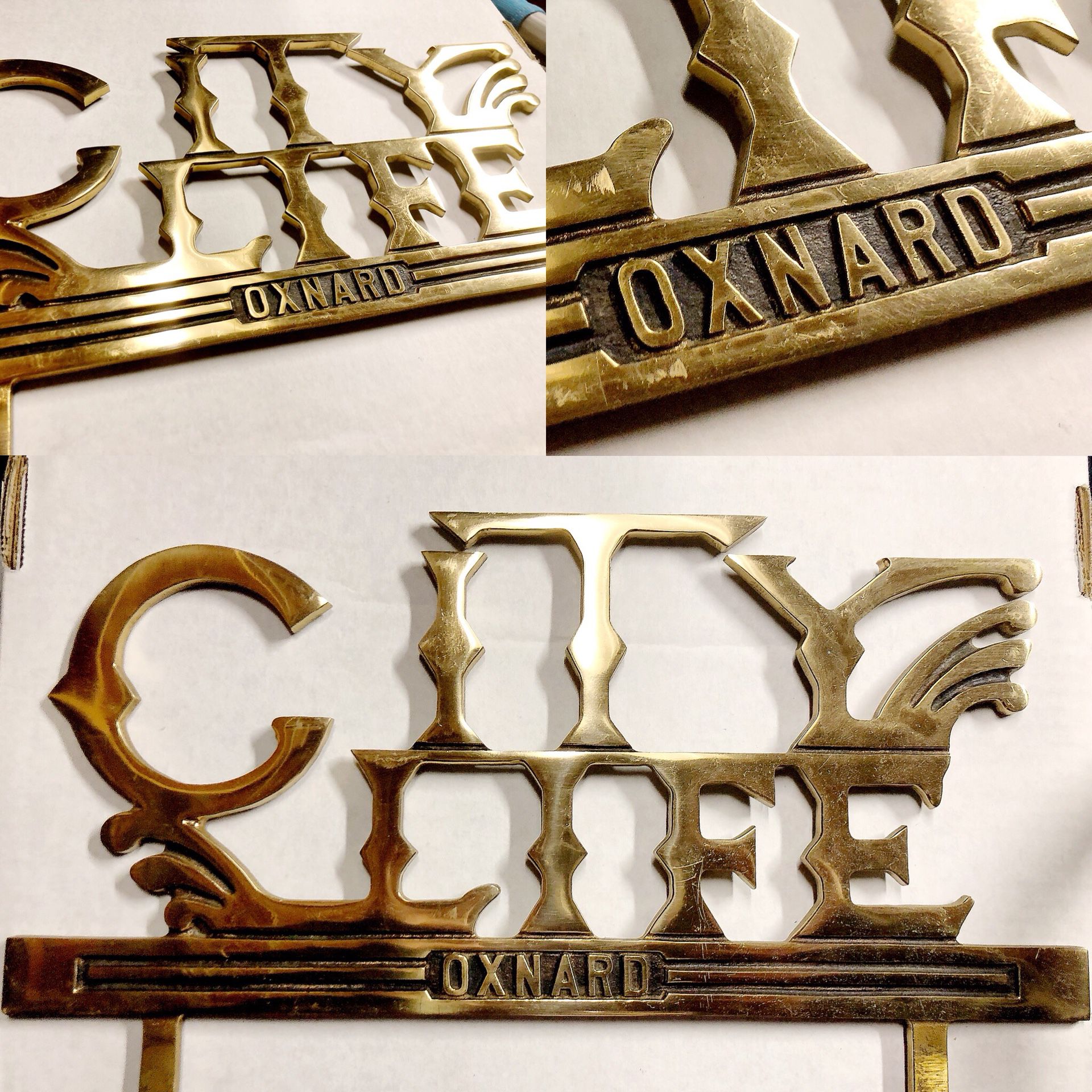 Vintage 1977 “City Life” Car Club of Oxnard Brass (One of the original  Plaques that were made during the founding) for Sale in Thousand Oaks, CA -  OfferUp
