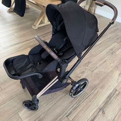Cybex Priam 4 Stroller & Carry Cot Rose Gold/Black