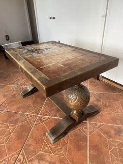 Vintage Oak Coffee Table Silkeborg