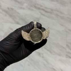Natural Diamond Memory Pendant With Wings