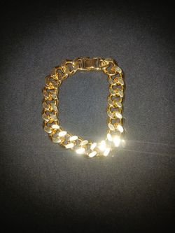 24k plated men's bracelet
