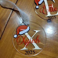 Personalized Christmas Ornaments 