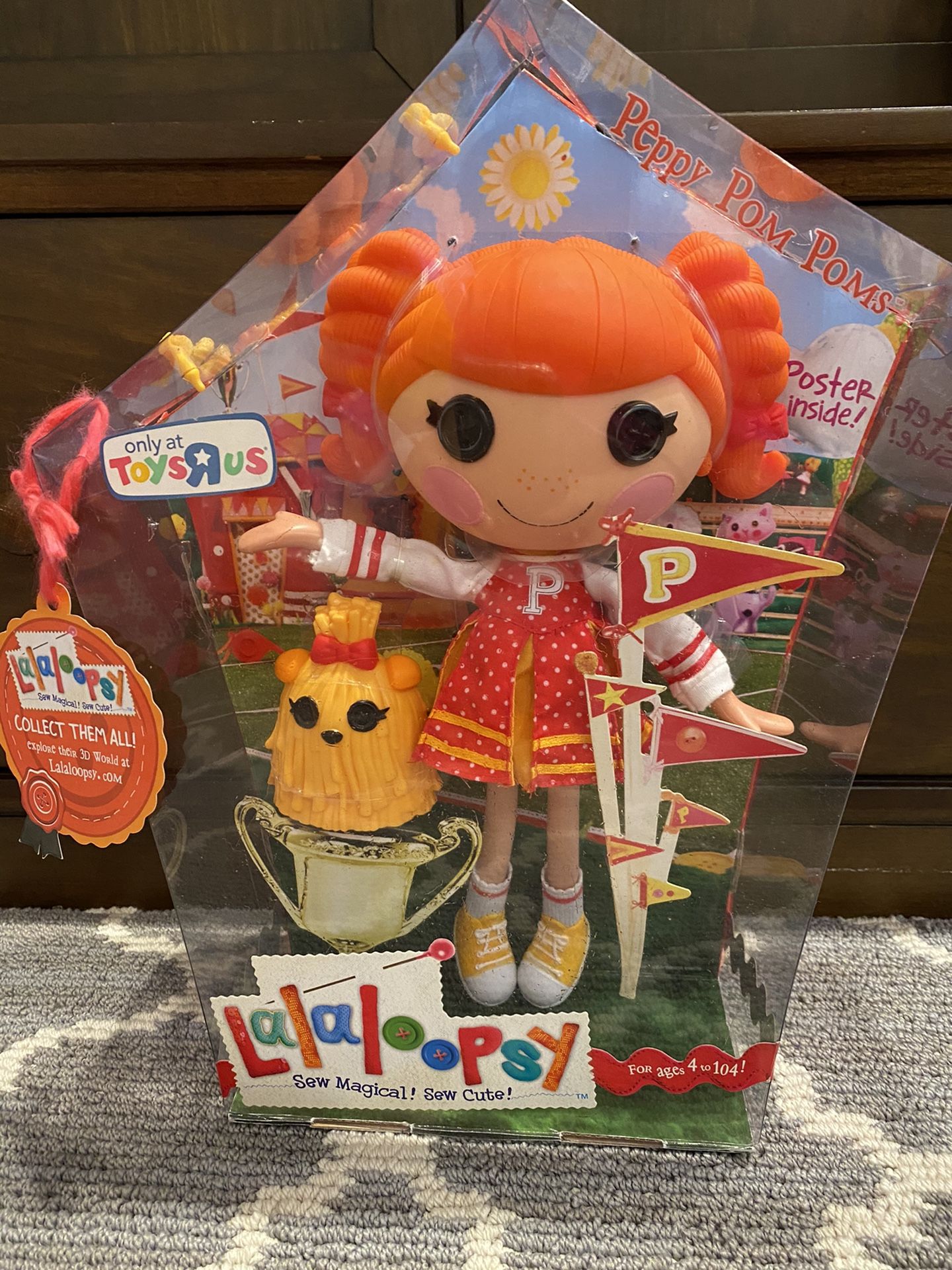 LALALOOPSY PEPPY POM POMS FULL SIZE DOLL TOYS R US EXCLUSIVE