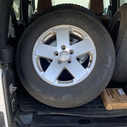 Jeep Wrangler One Spare Tire For $100