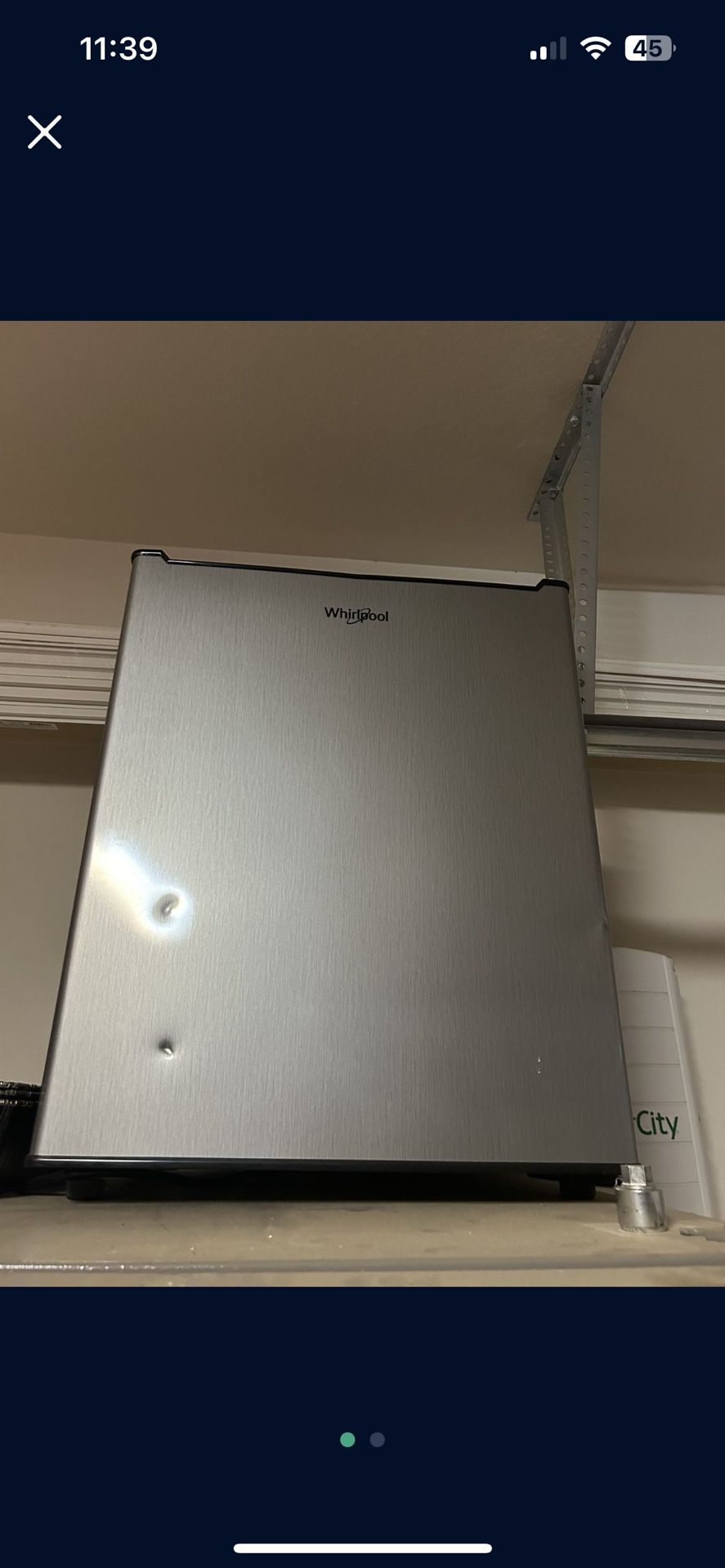 Wirlpool Stainless Steel Mini Fridge
