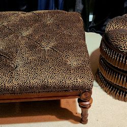 Leopard Ottoman X 2!!!