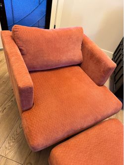 Chair with Ottoman/HomeGoods