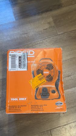 18v Hybrid job site fan