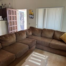Brown Sectional Couch