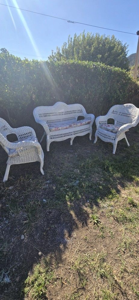 3 PATIO CHAIRS