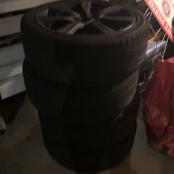 2007 Subaru WRX STI 17” Wheels With Tirees