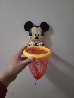 
Disney Baby Mickey Mouse Shoot, Score and Store, Bath Toy Storage Basket, 4 Pieces