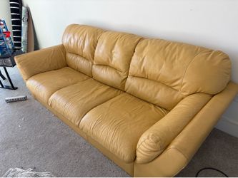 Leather sofa