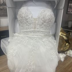 Sophia Tolli Gown Wedding Dress And Veil