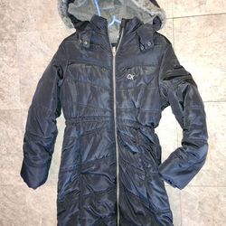 Calvin Klein winter long black jacket