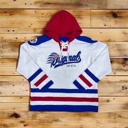 THE NTVS ORIGINAL HOODIE, RED, WHITE, BLUE, XL