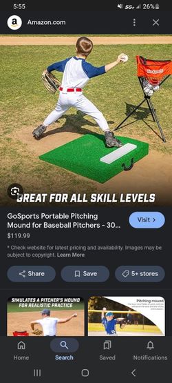 Portable Pitching Mound