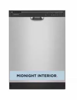 24 in. Front Built-In Tall Tub Dishwasher in Stainless Steel with 3-Cycles 59 dBA