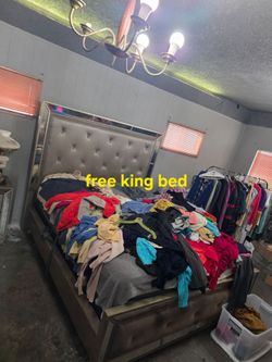 Free king  bed