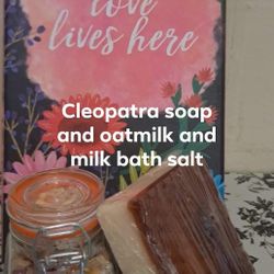 Cleopatra Beauty Milk Tea Bath & Soap Made Of Milk & Honey 