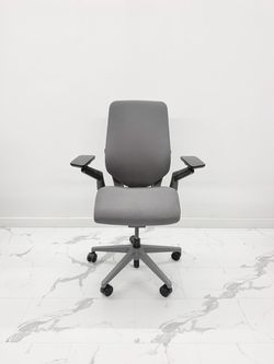 Like New Condition Steelcase Gesture Ergonomic Office Chair, Grey Fabric, Adjustable Lumbar Support, $850 Each | Multiple Available