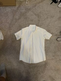 White dress polo slim fit s/m