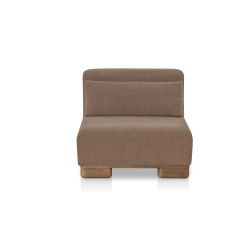 June Dark Brown Slipper Chair
