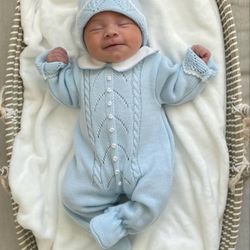 Conjunto Tejido De Bebé 