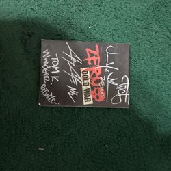 Cold DVD Signed By The Zero Team