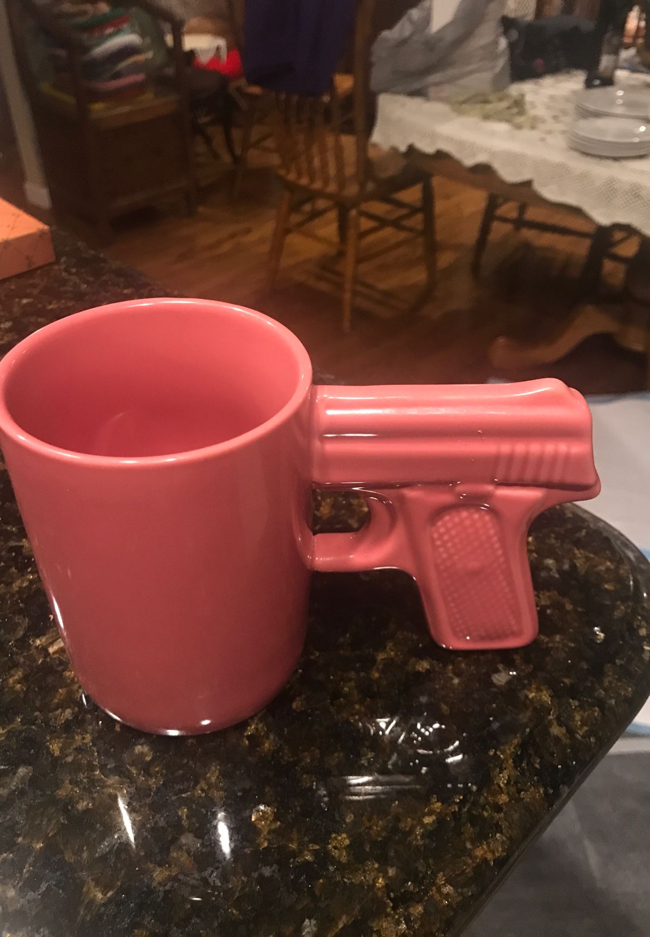Cup With Gun Handle