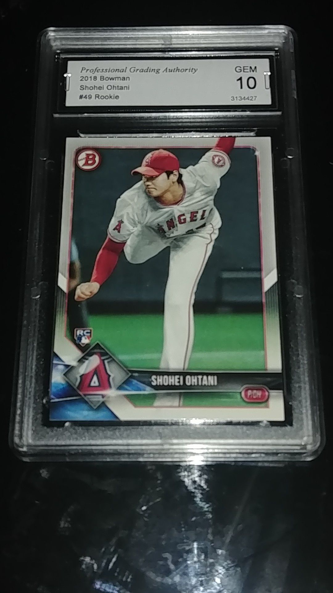 2018 Bowman Shohei Ohtani RC Baseball Card #49