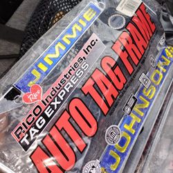 License Plate Cover Jimmy Johnson NASCAR