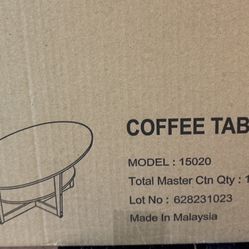 Brand New Coffee Table Still In Box 