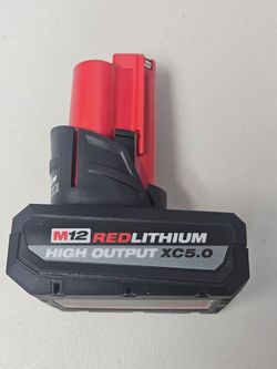 NEW Milwaukee M12 5.0 high output battery