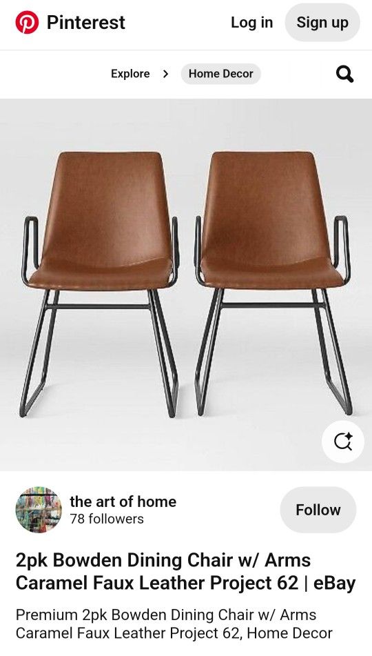 Set Of 2 Dining Chairs NeW $40