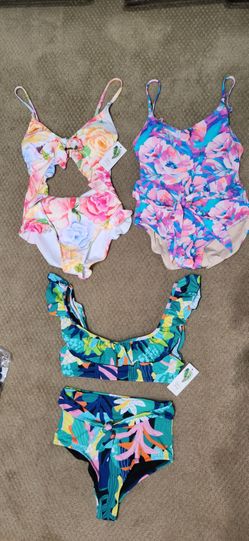 $30 Bundle: Size XS, New & Lightly Used One-Piece & 2-Piece Swimsuits