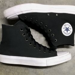 2015 Converse Chuck Taylor All Star 2 Hi 'Black 150143c Lunarlon  Sz 8
