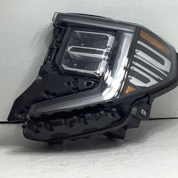 2022 2024 GMC Sierra left LED headlight (1A)