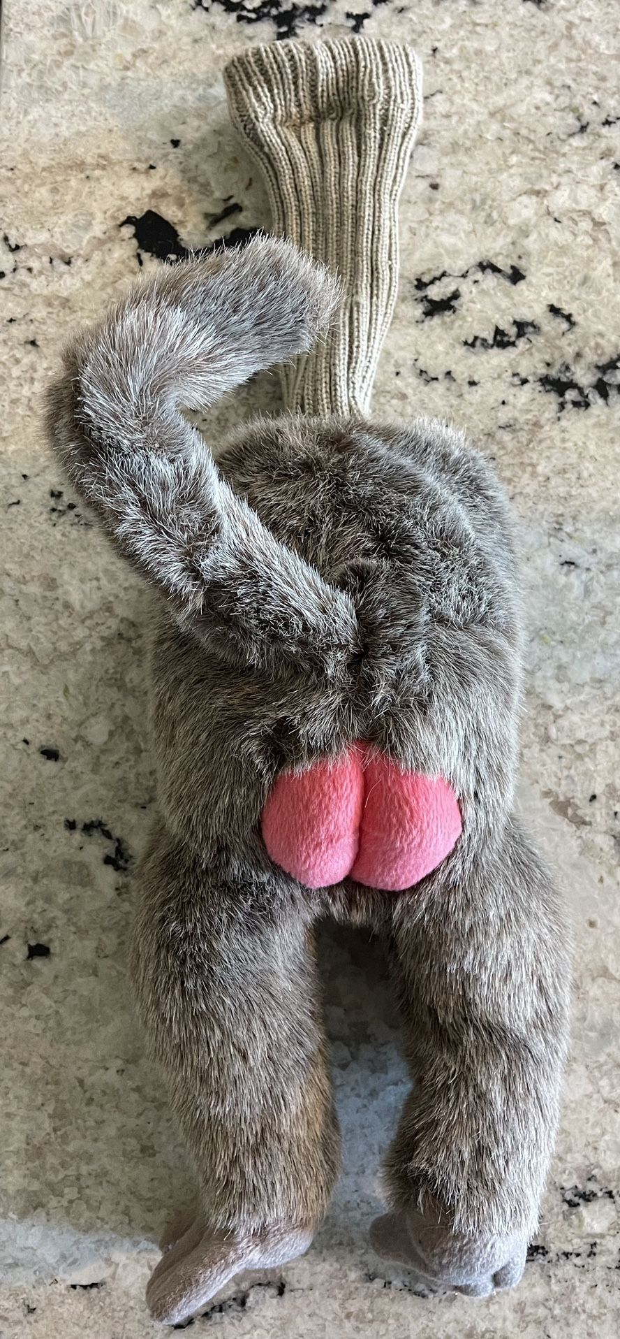 Golf Club Cover -Butthead Covers Baboon Butt / Gray