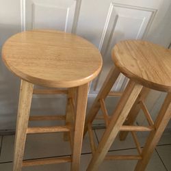Wooden stools 