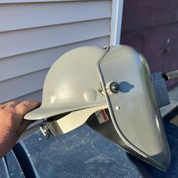 Safety Helmet With Welding Shield