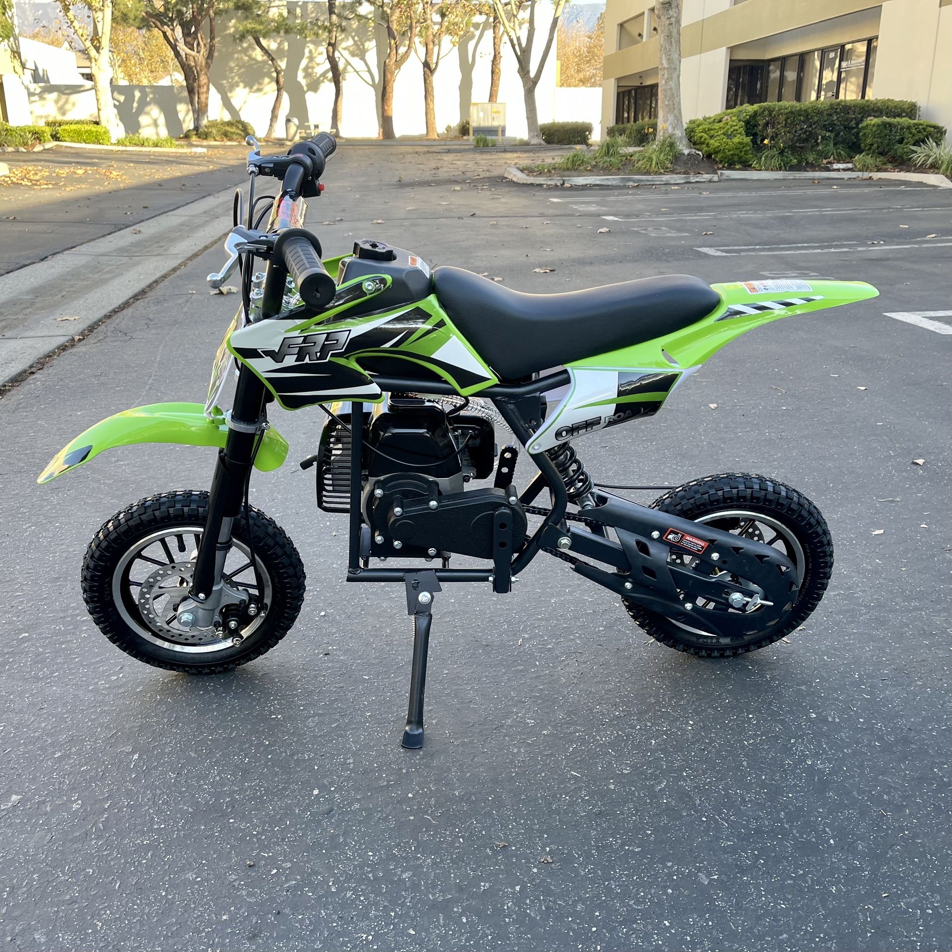 Honrane 49cc Kids Dirt Bike 2-Stroke Gas Power Motocross Off Road Motorcycle Mini Dirt Bike For Kids Pocket Motorbike With Front Rear Disc Brakes Racing Max Speed 40kmh Red