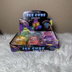 Viral   glittery  squishy cube