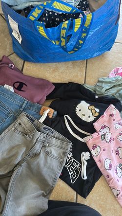 Bag of girl clothes