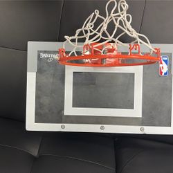Indoor Basketball hoop. Hangs on door. 