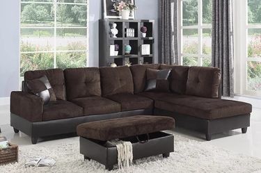 Sectional and Ottoman