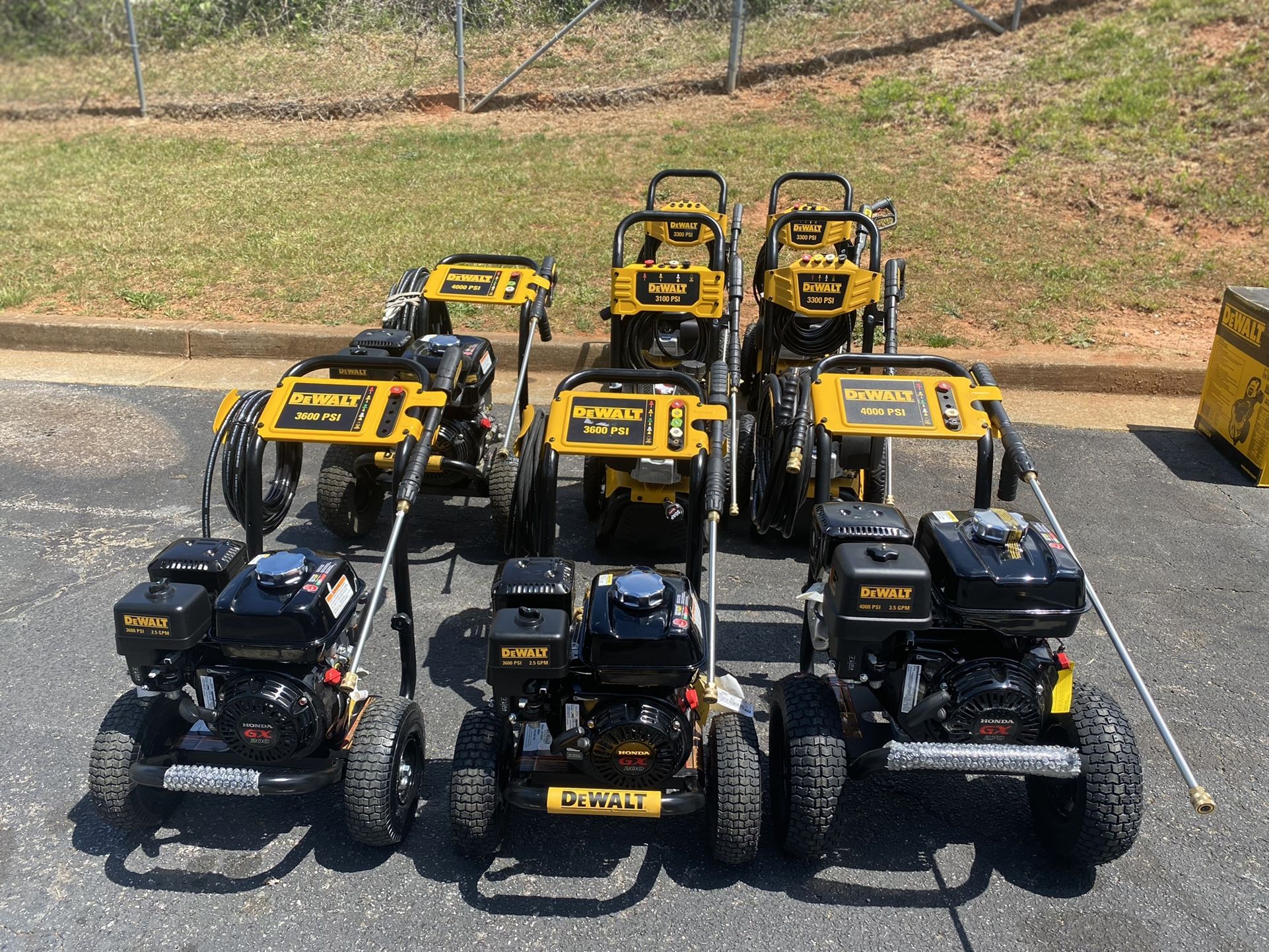 4000 Psi Gpm Dewalt Electric Start Pressure Washer DeWalt