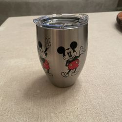 Disney Mickey Mouse Stainless Cup W/lid