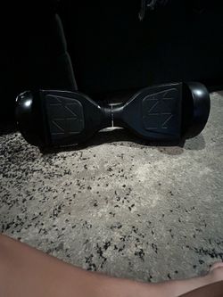 Hover board-black with blue lighting